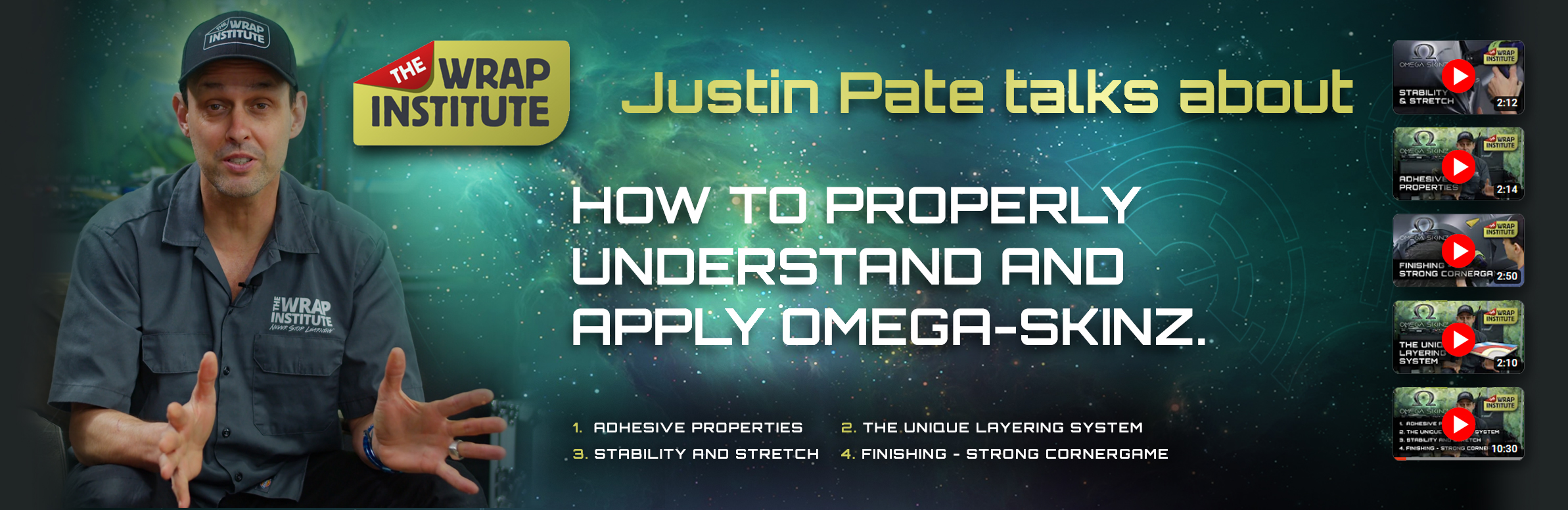 Justin Pate about Omega-Skinz